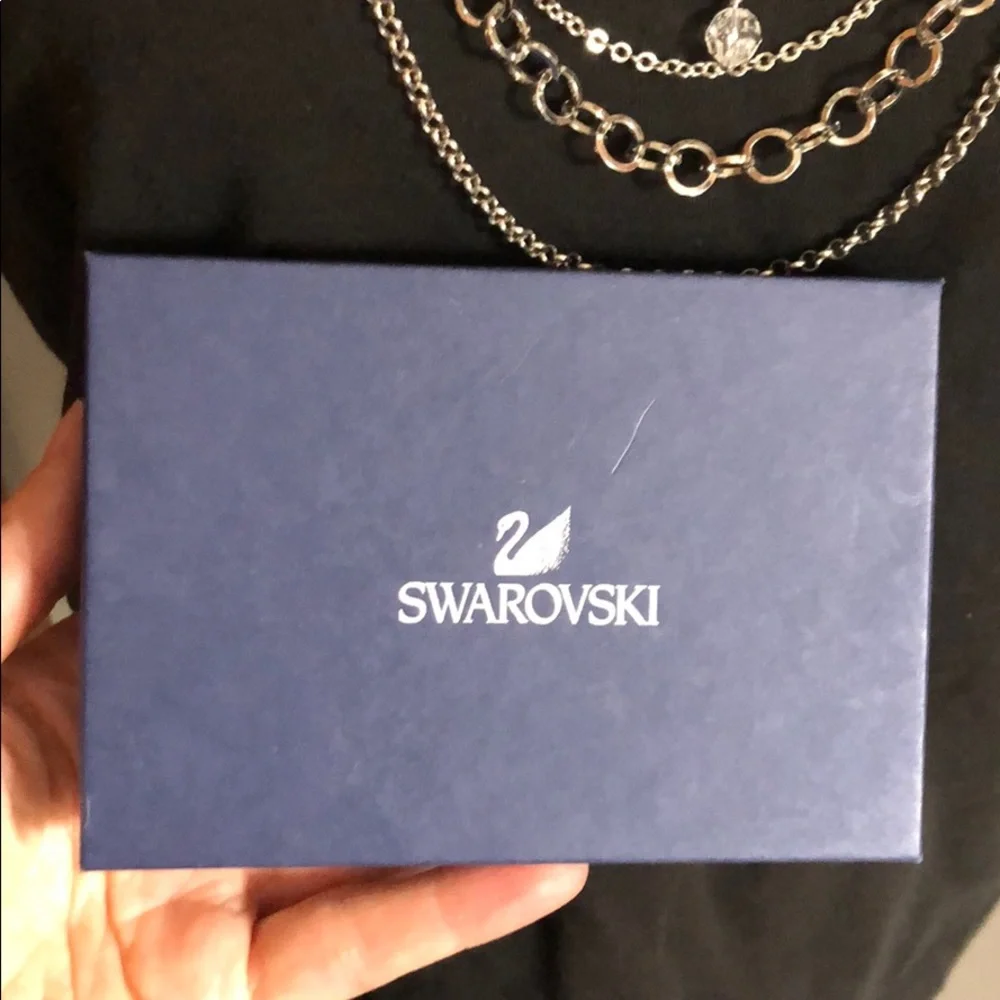 Vintage layered Swarovski necklace